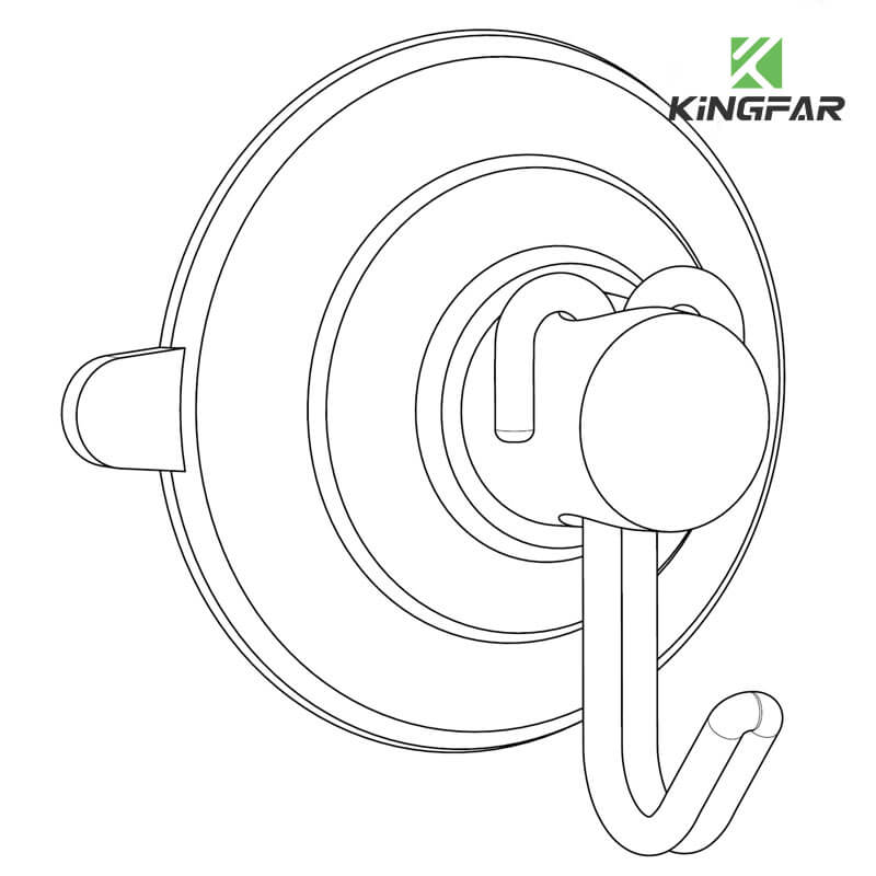 Small Suction Cup Hooks 30mm - Kingfar